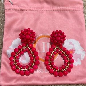 Lisi Lerch neon pink Margo earrings
